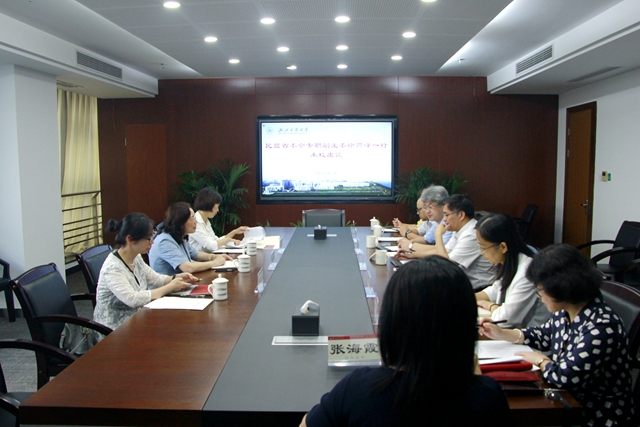 省政协常委、民盟省委会专职副主委徐燕峰一行来校走访调研